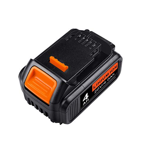 ARyee 20V 4000mAh Replacement Battery for DEWALT DCB205-2 DCB200 DCB204 Battery Pack with LED Indicator Cordless Power Tool