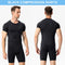 SPVISE 3 Pack Men's Athletic Compression Shirts Short Sleeve Workout T-Shirt Top Cool Dry Sport Baselayer Running Undershirts, Black*3, Small