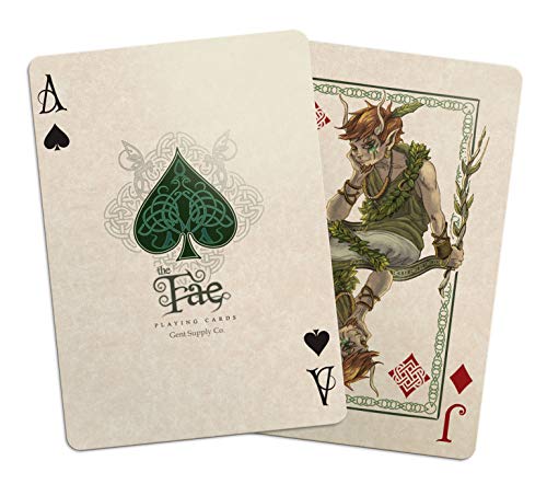 Gent Supply Bicycle Creatures of The FAE Playing Cards