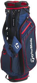 Taylormade N78451 Men's Carry Light, 4-Way Stand Bag, Navy/Red