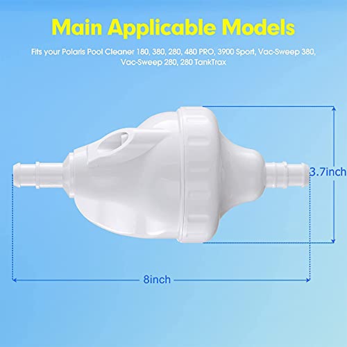 TopHomer G52 Backup Valve for Polaris 180 280 380 480 3900 Pool Cleaner, Swimming Pool Vacuum Pool Cleaning Robot Pool Sweep Reverse Valve Replacement