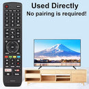 Universal Remote Control for Hisense Remote Control - Direct for All Hisense TV Remote Control Smart TVs, with Shortcut Buttons for Netflix, Media, YouTube EN3C39