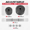 Yes4All Adjustable Cast Iron Dumbbell Sets 40LBS/18KGS, 60LBS/27KGS with Alloy Steel Connector Option for Strength Training, Full Body Workout, and Muscle Building
