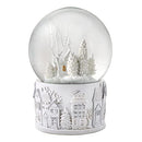 100MM White Christmas Scene Snow Globe by San Francisco Music Box Company