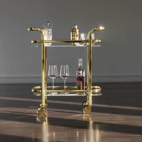 Viski Belmont Gold Bar Cart, Gold, 5891TBV