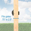 National Hardware N109-080 N109080 Smart Key Gate Lock, Black, 40"