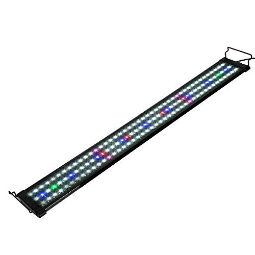 60 90cm Aquarium LED Light Lighting Full Spectrum Aqua Plant Fish Tank Lamp AU (90CM/129LEDS/25W)