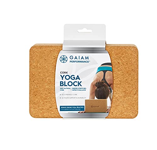 gaiam Performance Cork Block, Brown