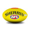 Sherrin AFL Replica All Surface Football, Yellow, Size 5