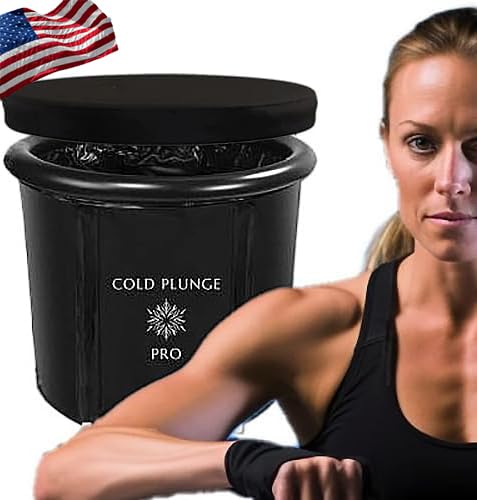 Ice Bath Tub for Athletes Cold Plunge Tub for Recovery (XL Size) Multi Layered Insulated Tub with All-Weather Cover Extra Large Plunge Pool USA Owned By Cold Plunge Pro