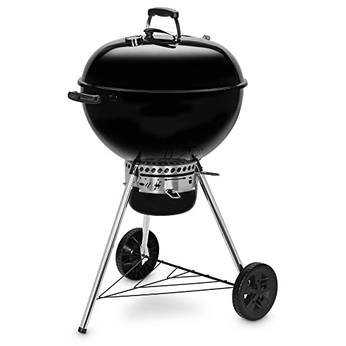 Weber Original Premium Kettle Charcoal Barbecue - 57cm Black - Enjoy the Distinct Flavour of a Charcoal BBQ with the Original Weber Charcoal BBQ Grill