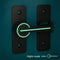 1PC Luminous Sliding Door Latch Lock,Barn Door Lock,90 Degree Gate Latches Heavy Duty Flip Latch Safety Door Bolt Latch,90 Degree Self Luminous Sliding Barn Door Latch,Door Bolt Latch Lock for Barn