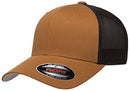 Flexfit Men's Trucker Mesh Cap, Caramel/Black, One Size
