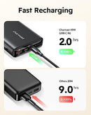 Charmast 20000mAh Power Bank, 100W PD Laptop Powerbank Portable Charger USB C, 3 Outputs & 1 Inputs Fast Charging External Battery Charger Compatible with Most Laptops, Phones, and More