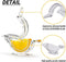 Lemon Slice Squeezer, 2Pcs Manual Lemon Slice Squeezer Fruit Juicer,Lemon Juicer Lemon Slice Squeezer,Lemon Squeezer Hand Juicer,Acrylic Manual Lemon Slice Squeezer,Lemon Squeezer Lemon Juicer