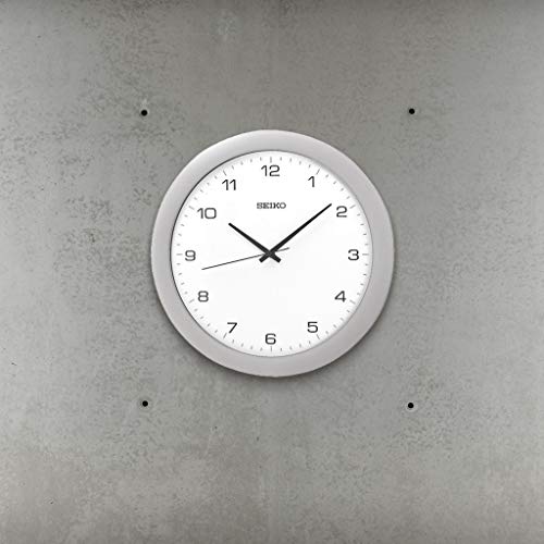 Seiko Office Wall Clock, Silver Tone, No Size