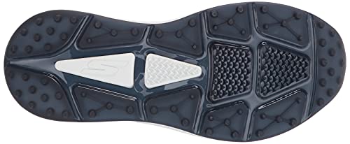 Skechers Men's Go Ultra Max Spikeless Golf Shoe, Navy/Lime, 10 US