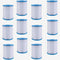 12X Swimming Pool Pump Compatible with Bestway 58094 Type II Cartridge Filter 58383 58386