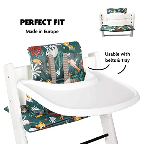 Ukje | Cushion for Stokke Tripp Trapp | Many Colors & Patterns | Handmade in Europe | Compatible with Tripp Trapp High Chair, Stokke High Chair for Stokke Tripp Trapp Cushion and Tripp Trapp Cushion