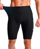 Bikewa Men's Bike Shorts 3D Padded Cycling Road Biking Mountain Riding Biker Bicycle UPF 50+ Cycle Shorts Zipper Pockets