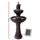 Gardeon Solar Fountain Water Feature Pump Kit Bird Bath Outdoor Indoor Peacock