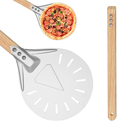 KitchenStar Metal Pizza Peel 9.5 inch - Stainless Steel Paddle Spatula