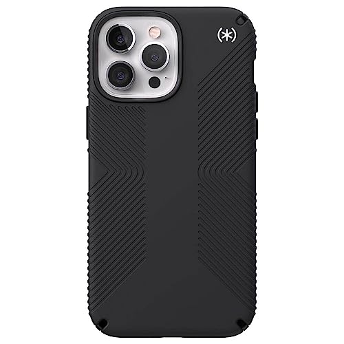 Speck Presidio2 Grip Mobile Case for iPhone 13 Pro Max, Black/White