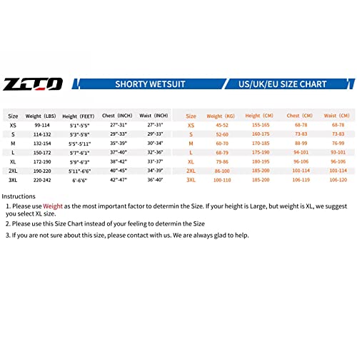 ZCCO Men's Wetsuits 1.5mm Premium Neoprene Back Zip Shorty Dive Skin for Spearfishing,Snorkeling, Surfing,Canoeing,Scuba Diving Suits