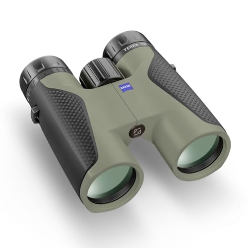 ZEISS Terra ED Binoculars 8x42 Waterproof, and Fast Focusing with Coated Glass for Optimal Clarity in All Weather Conditions for Bird Watching, Hunting, Sightseeing, Black-Green (Black-Green)