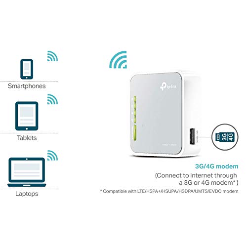 TP-Link N300 Wireless Wi-Fi, Portable 3G/4G Travel Router (TL-MR3020) | AU Version |