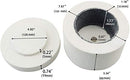 WICAND Professional Large Microwave Kiln Kit for Glass Fusing Tools 10pcs Set