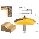 1/2 Inch Shank T-Slot Router Bit Woodworking Cove Raised Panel Router Bit Door Wood Milling Cutter for Door and Window Frame Edge