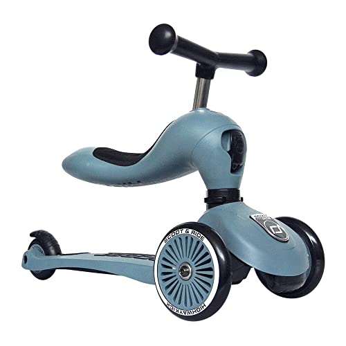 Scoot & Ride 96271 Highwaykick 1 Kids Wide Deck Standing Kick Scooter, Steel Bike