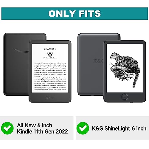 Ayotu Case for All-New Kindle 2022 Release, with Auto Sleep/Wake, Slim Lightweight Durable Cover, ONLY Fit 6 inch Basic Kindle 11th Generation 2022 Release,Mint Green