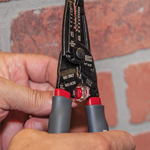 Klein Tools 1019 Klein Kurve Wire Stripper/Crimper/Cutter for B and IDC Connectors, Terminals, More