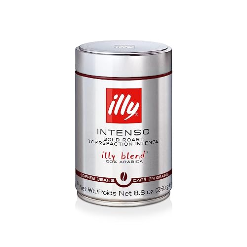 illy Intenso Roast Whole Coffee Beans, 250g