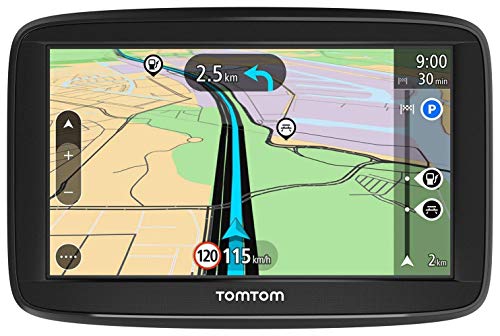 TomTom Car Sat Nav Start 52 Lite, 5 Inch with EU Maps, Integrated Reversible Mount [Amazon Exclusive] Black