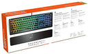 SteelSeries Apex 3 Whisper Quiet IP32 Water & Dust-Resistant Gaming Keyboard - Prism 10-Zone RGB Illumination - Premium Magnetic Wrist Rest