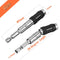 Bestgle 3 Pcs Pivot Drill Bit Holder Tip 1/4 Inch Magnetic Pivoting Screw Drill Bit Holder Quick Change Locking Rotating Screw Bit Holder with Spring Release for Tight Spaces/Corners