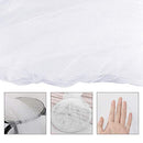 AUTOWT Mosquito Bed Net, White Dome Mosquito Mesh Net Universal for Single Double Bed Easy to Install Hanging Bed Canopy Domestic Outdoor Camping Travel White Insect Protection for Adult Kid Baby