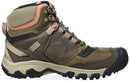 KEEN Female Ridge Flex Mid WP Timberwolf Brick Dust Size 9 US Hiking Boot