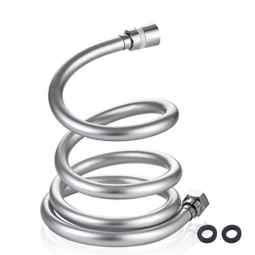 Shower Hose 2m/79 inch, Long Replacement Handheld Flexible PVC Shower Hose, Standard G 1/2 Connection, Anti-Kink (2m)