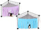 HUIRUMM 2 Pcs Hamster Tent Hammock Hideaway,Guinea Pig Hideout Hideaway Corner Fleece Toys Cage Accessories Cute Ferret Hammock and Sleeping Bed for Ferrets Chinchillas Small Pets