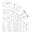 Acclaim Lawn Bowls Scorecards Scoring Pads Score Cards 1000 Single Sided White With Black Text Card Printed Sheets 8 1/4" x 2 3/4"