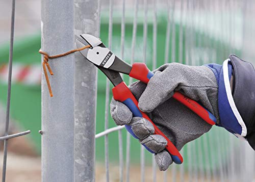 Knipex 7402200 8-Inch High Leverage Diagonal Cutters - Comfort Grip