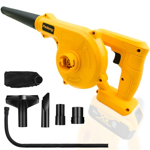Cordless Leaf Blower for DEWALT 20V Max Battery,Electric Jobsite Air Blower,150CFM,Up to 180MPH,2-in-1 Handle Electric Blower and Vacuum Cleaner for Yard Cleaning/Snow Blowing(Battery Not Included)