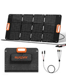 100W Foldable Portable Solar Panel NURZVIY Solar Charger 100 Watt for Camping, Outdoor and RV, Compatible with Jackery, BLUETTI, Anker, Goal Zero Portable Power Stations