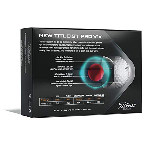 Titleist Pro V1X Golf Ball, White