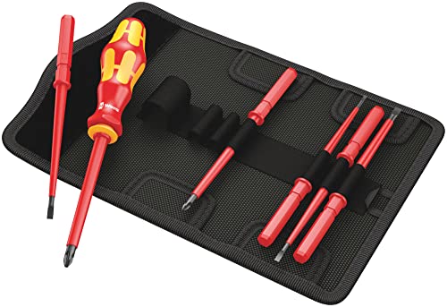 Wera VDE 05003472001 Insulated Interchangeable Screwdriver Set (7 Pieces)