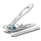 SZQHT 15mm Wide Jaw Opening Deluxe Sturdy Stainless Steel Nail Clippers for Thick Nails,Fingernail Clippers for Tough Toenail Clippers for Men, Seniors, Adults Big(Silver)